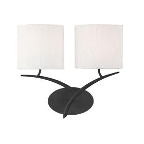 Eve Anthracite-White Wall Lights Mantra Armed Wall Lights Eve Anthracite-White Wall Lights Mantra Armed Wall Lights